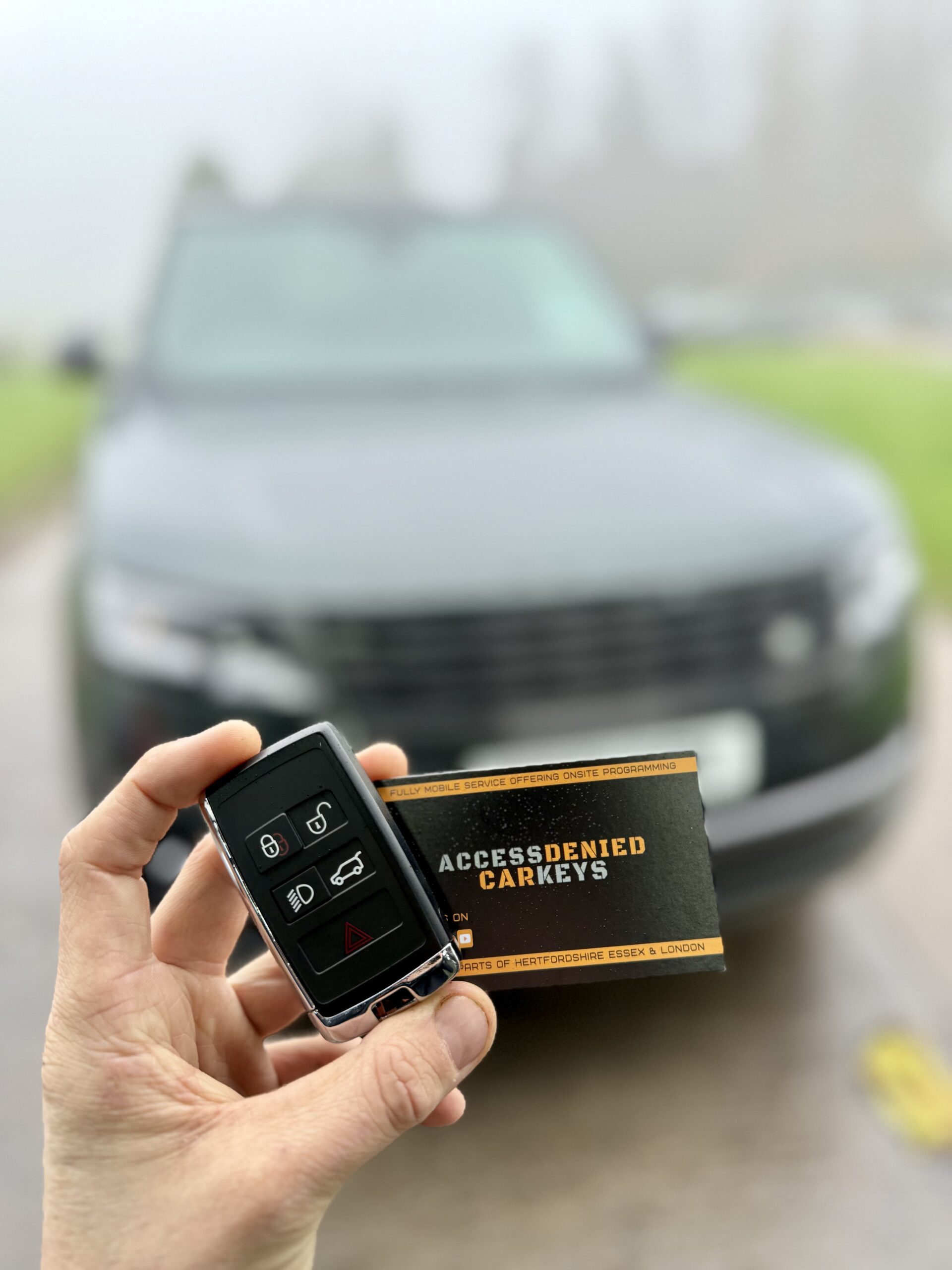 Range Rover key on fob