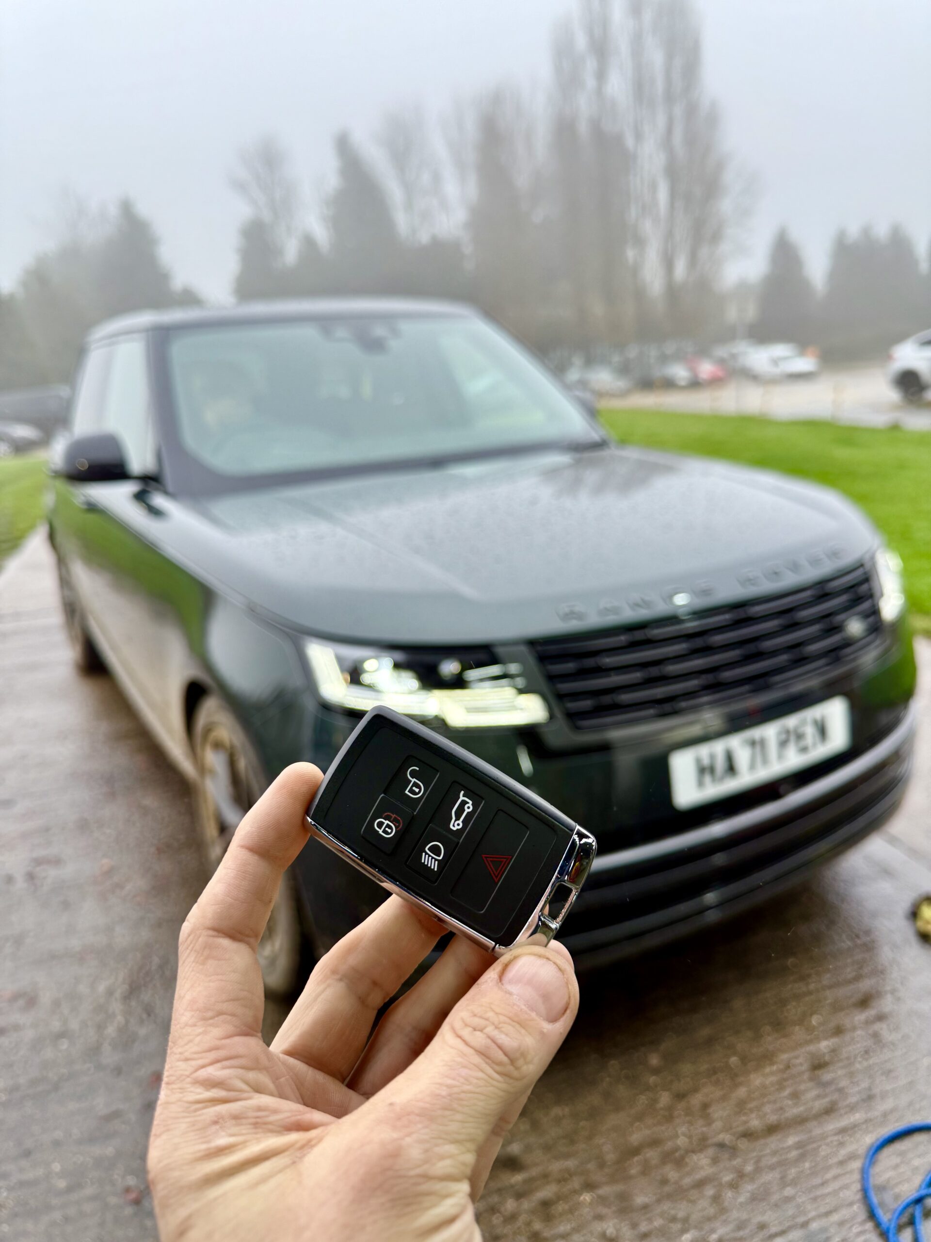 Range Rover key coding